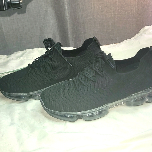 BAMBOO Black Sneakers Athleisure Shoes - Picture 5 of 6